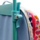 Kit Mochila com Carrinho e Lancheira Big Heart Kit Mochila com Carrinho e Lancheira Big Heart