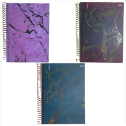 Caderno Universitário 1 Matéria Marble - Jandaia