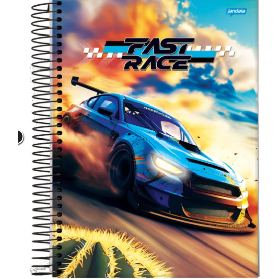 Caderno Universitário 15 Matérias Fast Race - Jandaia Caderno Universitário 15 Matérias Fast Race - Jandaia