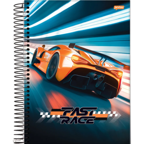 Caderno Universitário 15 Matérias Fast Race - Jandaia Caderno Universitário 15 Matérias Fast Race - Jandaia