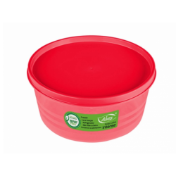 Pote Redondo Intense 1 Litro Vermelho Translúcido - Alves