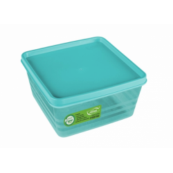 Pote Quadrado Intense 1 Litro Verde Translúcido - Alves