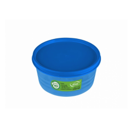 Pote Redondo Intense 500 ml Azul Translúcido - Alves