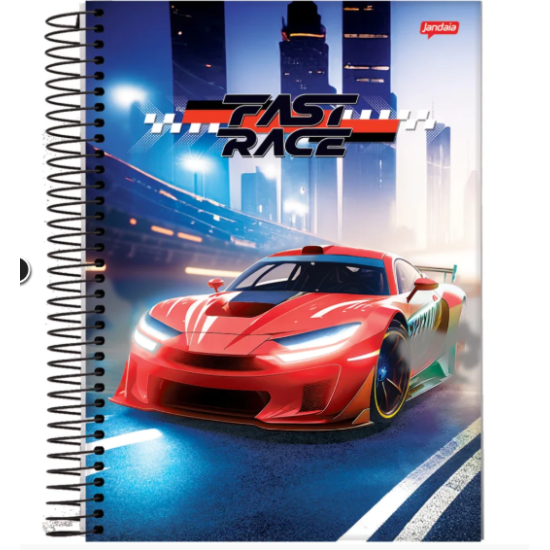 Caderno Universitário 10 Matérias Fast Race – Jandaia Caderno Universitário 10 Matérias Fast Race – Jandaia