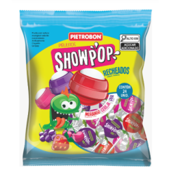 Pirulito Bola Showpop Sortido 200g