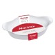 Assadeira De Vidro Oval 1Litro 