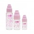 Kit Mamadeira Lolly Rosa 3 Unidades