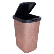 Lixeira Label Rose 9 Litros Com Click