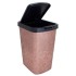 Lixeira Label Rose 9 Litros Com Click