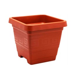 Vaso Para Plantas Quadrado Marrom 29 Litros 