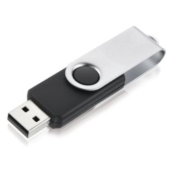 PENDRIVE TWIST PRETO 32GB MULTILASER-PD589