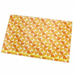 Tábua De Corte Em Vidro Decorada 30cm