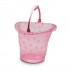 Balde 13 Litros Rosa Bebê Translucido 