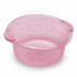 Bacia 15 Litros Rosa Bebê Translucido 