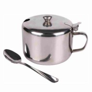 Açucareiro De Inox Com Colher