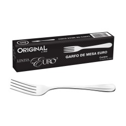 Garfo De Mesa Euro Inox - Unidade 