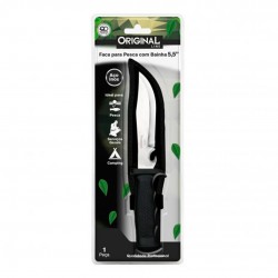 Faca Para Pesca Com Bainha 5,5''