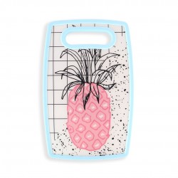 Tábua De Corte Decorada Retangular 