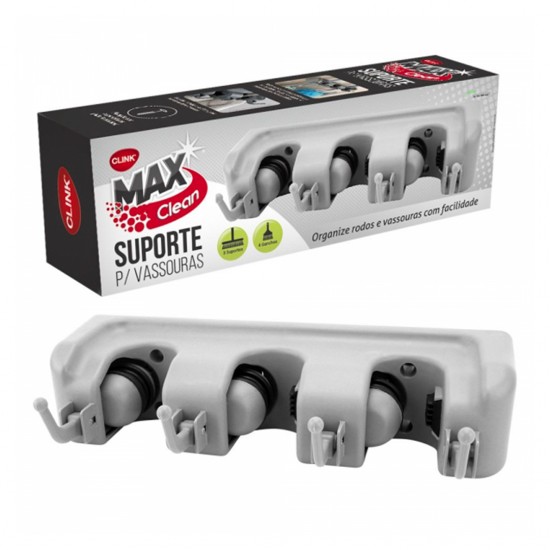 Suporte Para Vassouras Max Clean