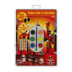 LIVRO DISNEY SUP COLOR PACK INCRIVEIS