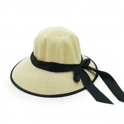 Chapéu Praiano Feminino Laço Preto 