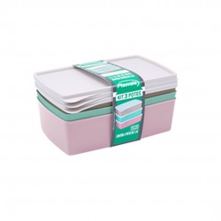 Kit Potes 3 Peças 1,4 Litros 
