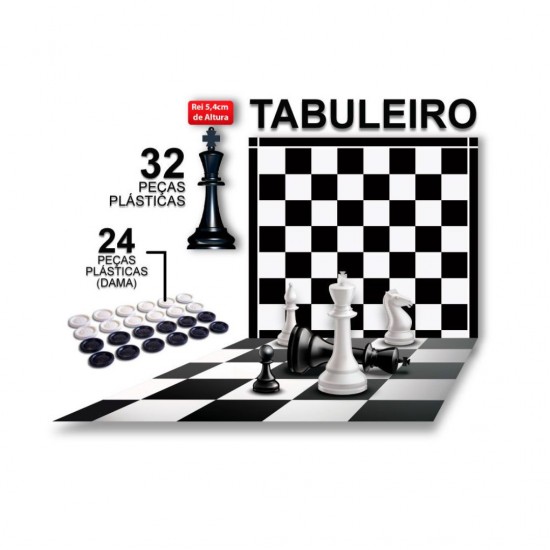 Jogo Xadrez E Dama Jogo Xadrez E Dama