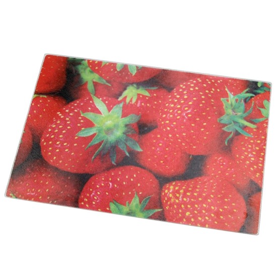 Tábua De Corte Em Vidro Decorada Estampas Sortidas