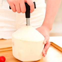 Abridor E Furador De Coco Manual Inox 