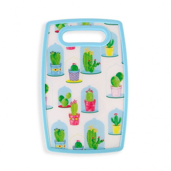 Tábua De Corte Decorada Retangular 