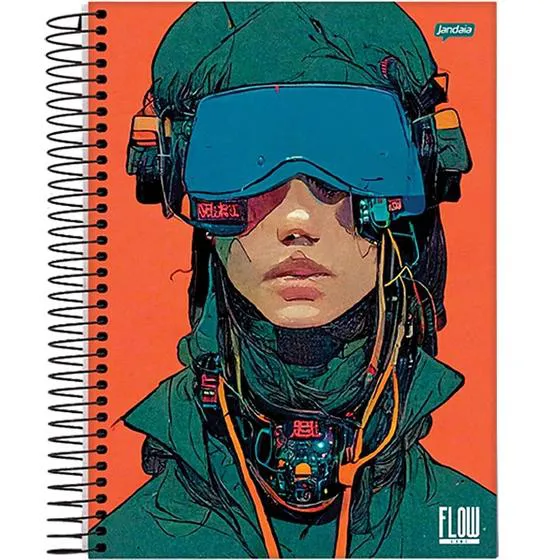 Caderno Universitário Capa Dura 80 Folhas - Jandaia Caderno Universitário Capa Dura 80 Folhas - Jandaia
