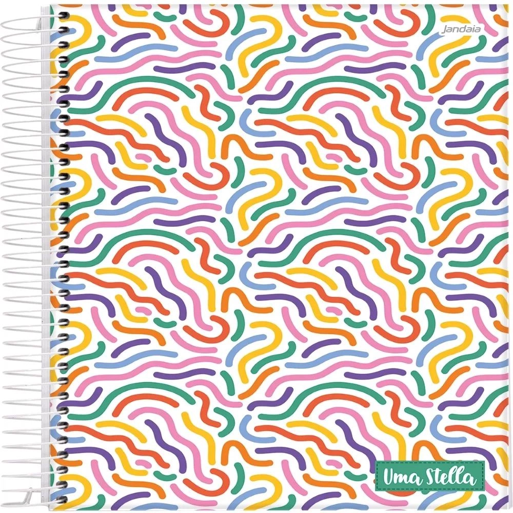 Caderno Universitário Capa Dura 10 Matérias Stella - Jandaia Caderno Universitário Capa Dura 10 Matérias Stella - Jandaia