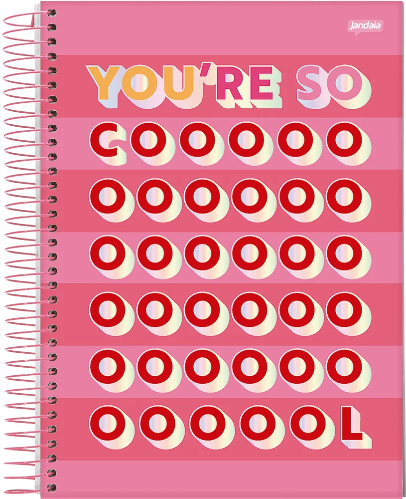 Caderno Espiral Universitário Be Bold - Jandaia