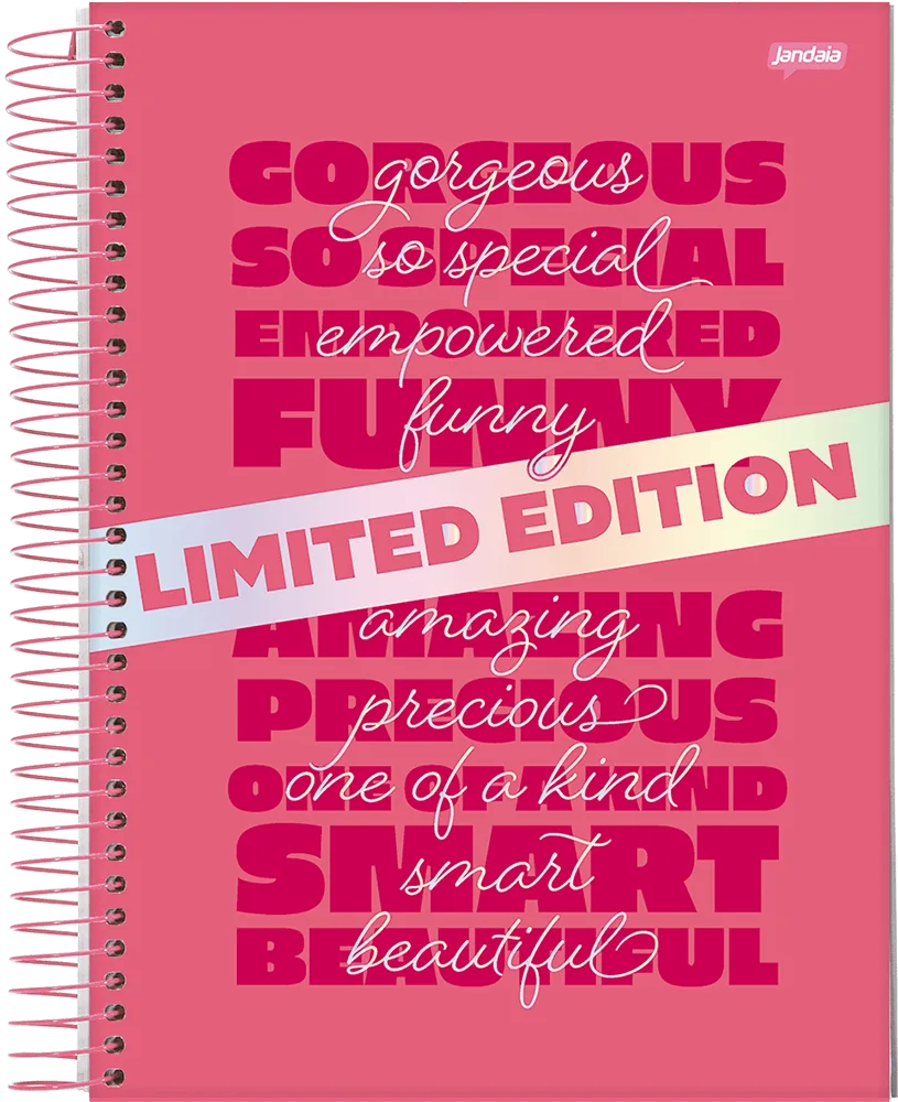 Caderno Espiral Universitário Be Bold - Jandaia Caderno Espiral Universitário Be Bold - Jandaia