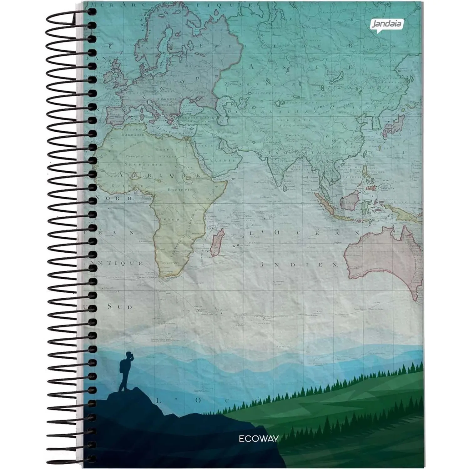 Caderno Universitário 80 Folhas Eco Way - Jandaia Caderno Universitário 80 Folhas Eco Way - Jandaia