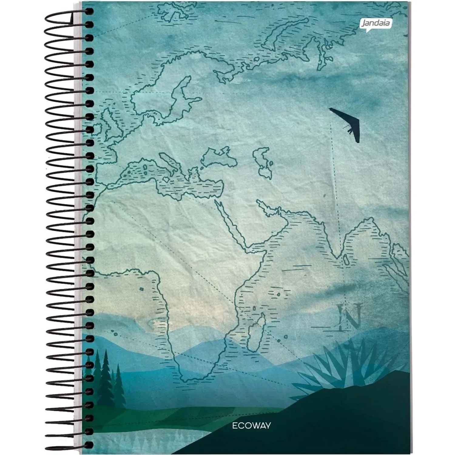 Caderno Universitário 80 Folhas Eco Way - Jandaia Caderno Universitário 80 Folhas Eco Way - Jandaia
