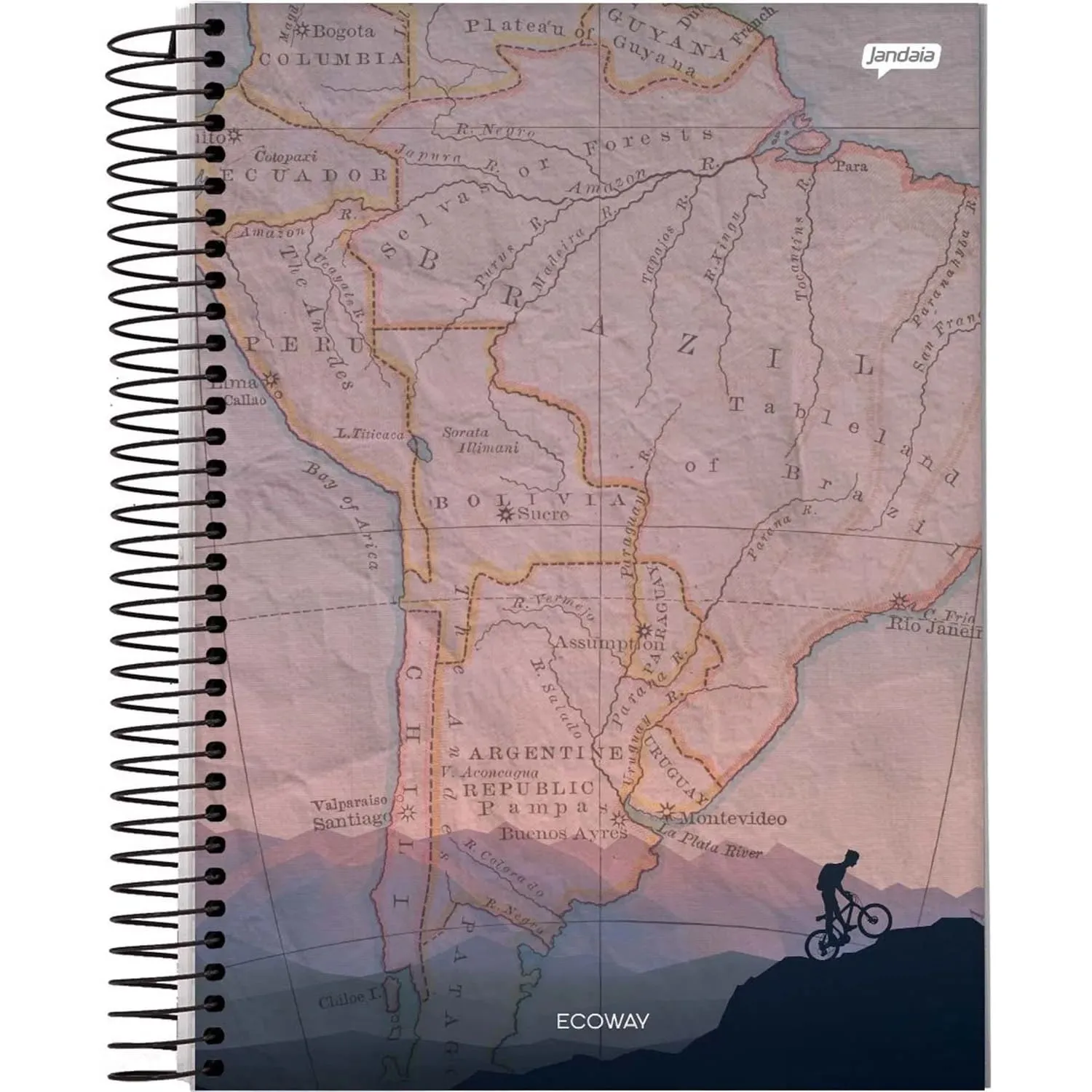 Caderno Universitário 80 Folhas Eco Way - Jandaia Caderno Universitário 80 Folhas Eco Way - Jandaia