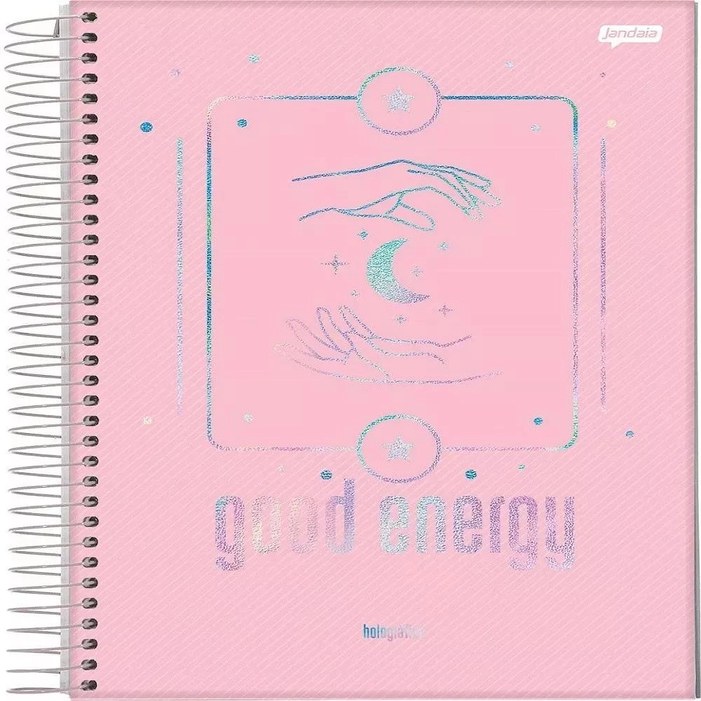 Caderno Universitário Holográfico 80 Folhas Sortido – Jandaia Caderno Universitário Holográfico 80 Folhas Sortido – Jandaia
