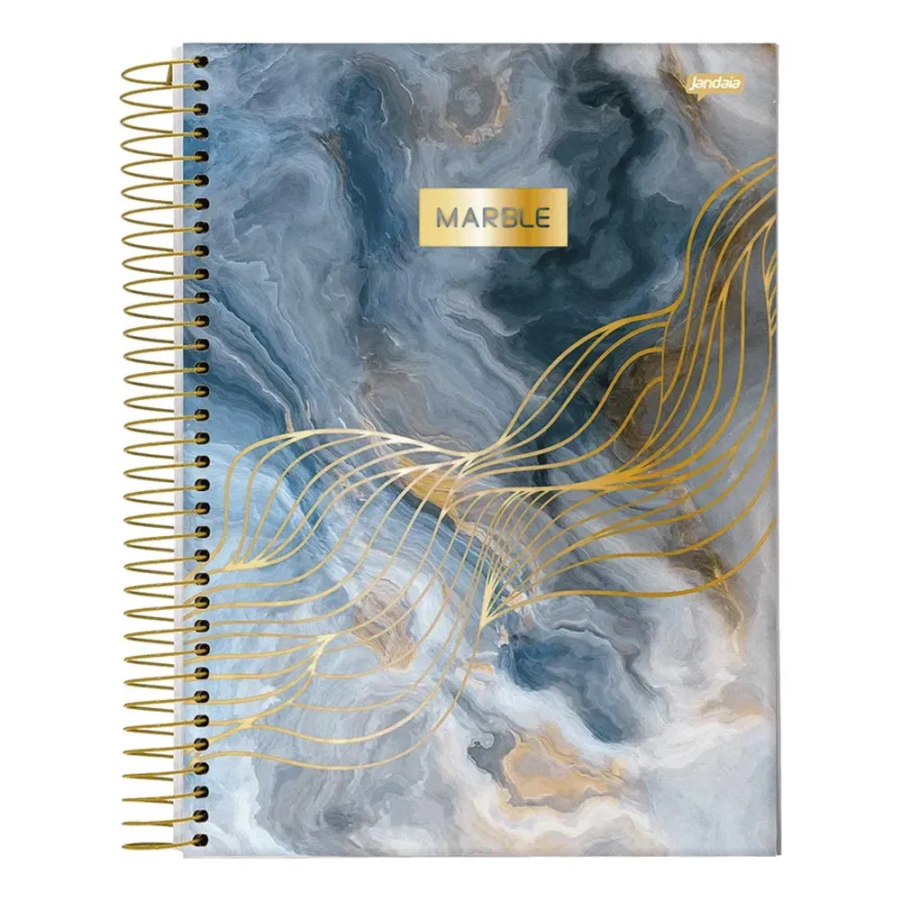 Caderno Universitário 10 Matérias Marble - Jandaia