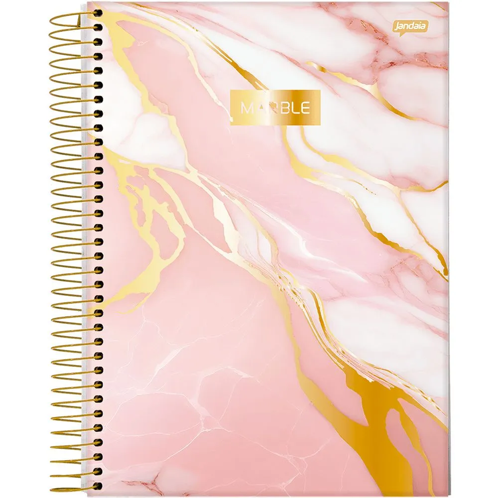 Caderno Universitário 80 Folhas Capa Dura - Marble Caderno Universitário 80 Folhas Capa Dura - Marble