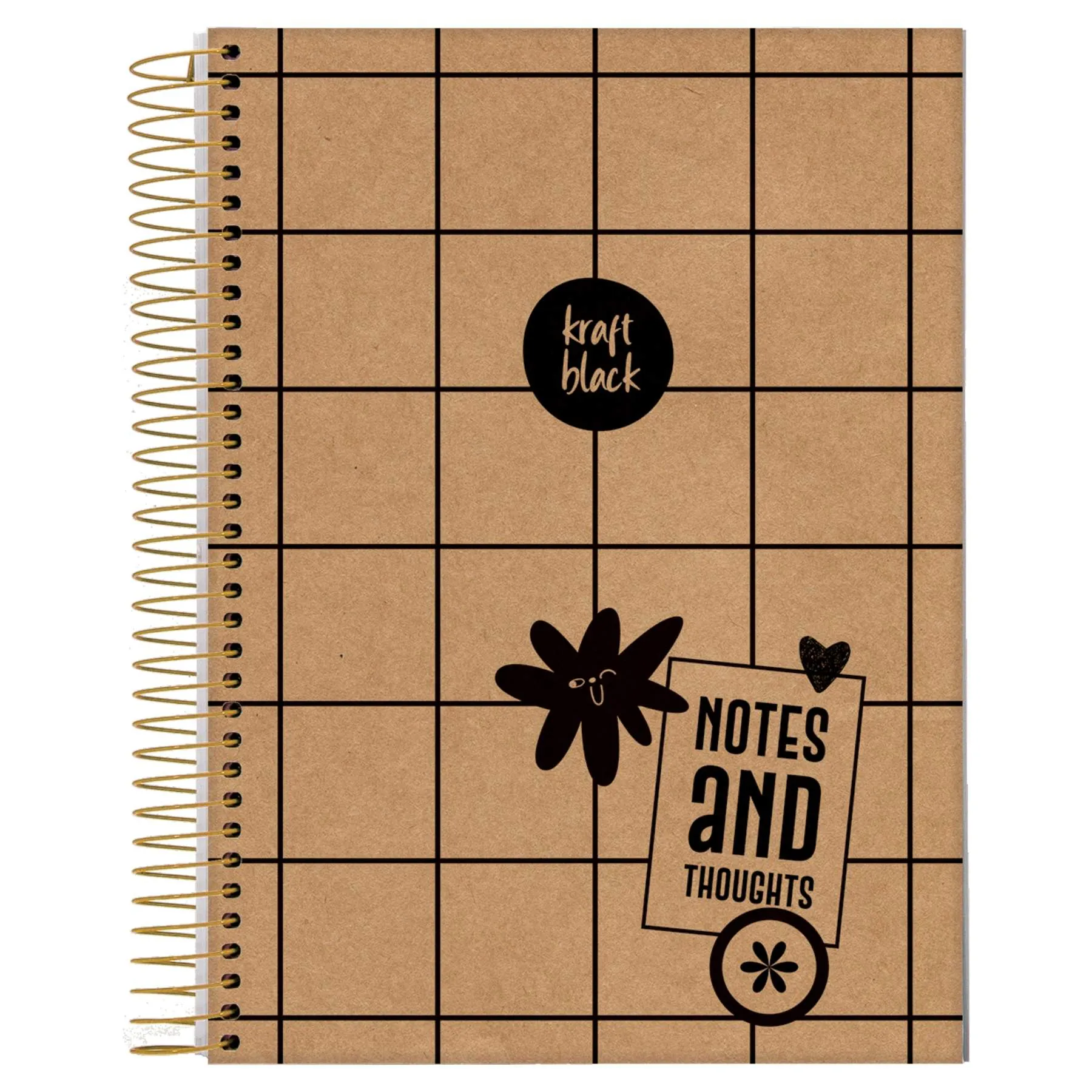 Caderno Universitário 10 Matérias Kraft Black – Jandaia Caderno Universitário 10 Matérias Kraft Black – Jandaia