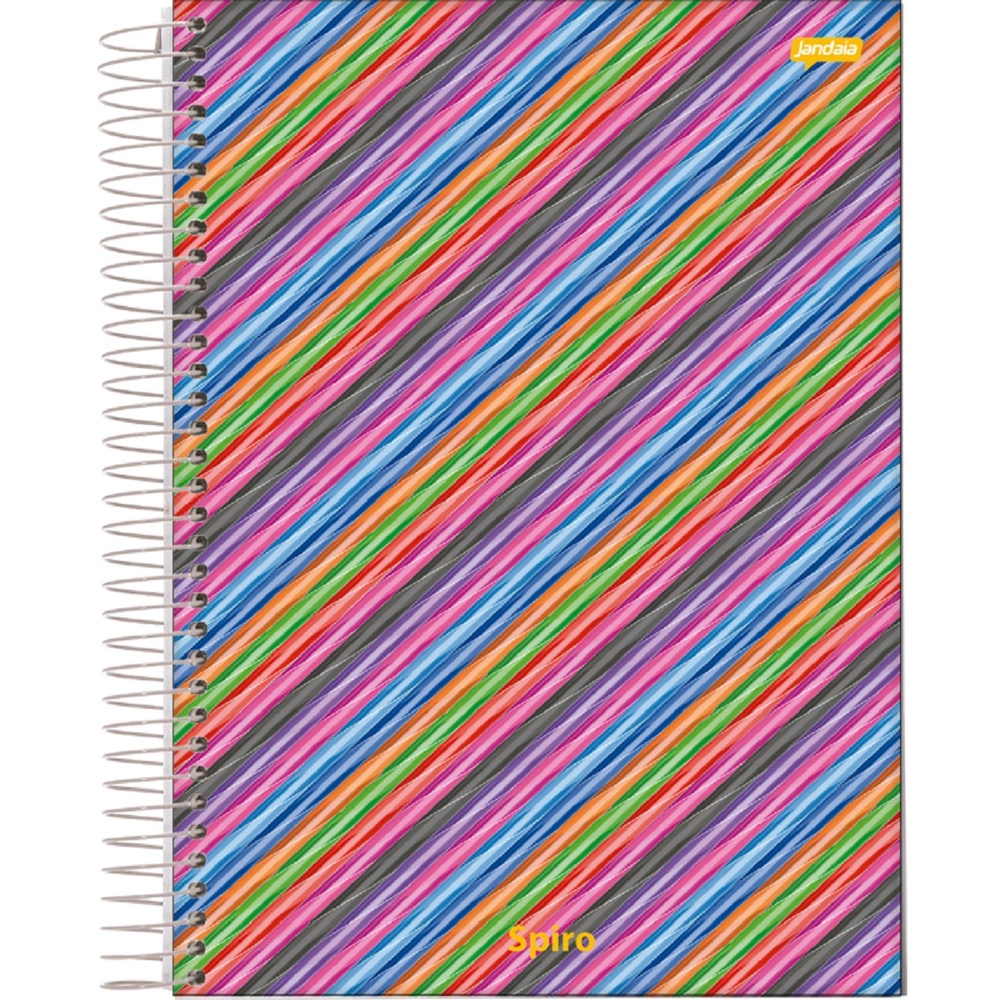 Caderno Espiral Universitário 80 Folhas Spiro - Jandaia