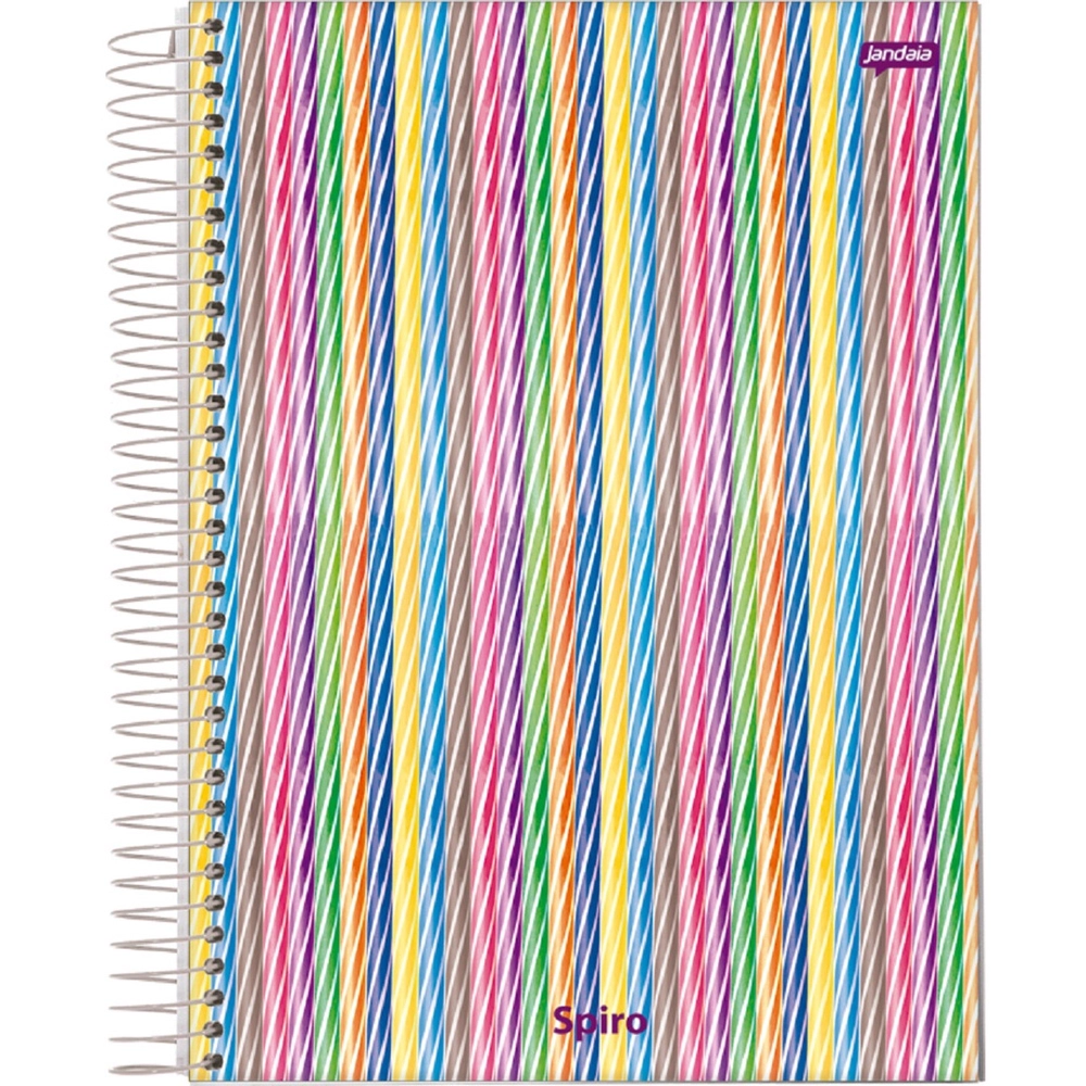 Caderno Espiral Universitário 80 Folhas Spiro - Jandaia