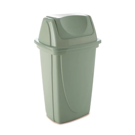 Lixeira Basculante 9L Verde - Plasútil