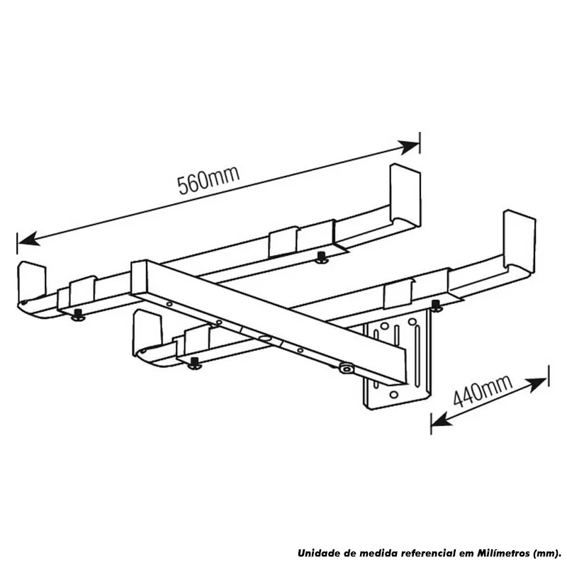 Suporte para Microondas Branco - Brasforma