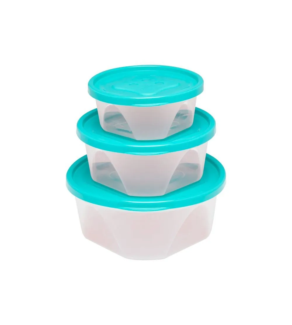 Conjunto Pote Redondo 3 Peças Mini - Jaguar