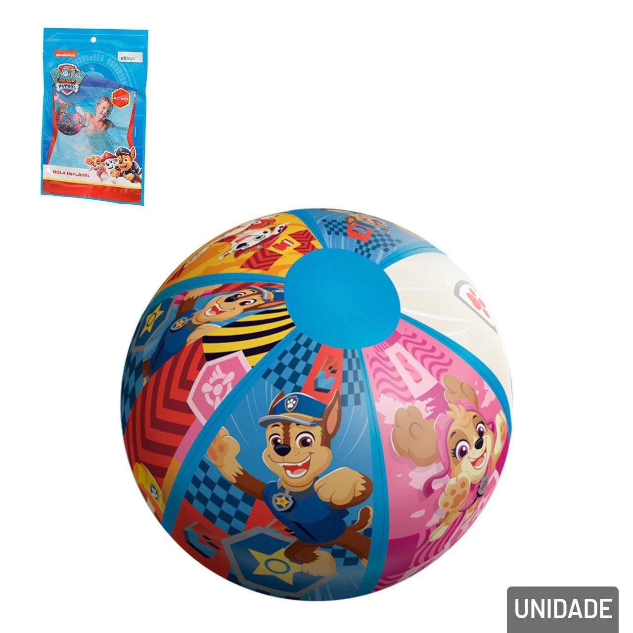 Bola Inflável Infantil 40cm - Patrulha Canina