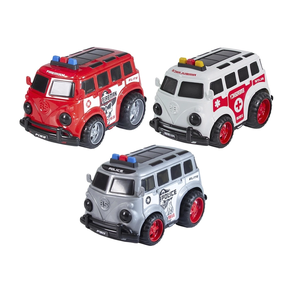 Elite Van Polícia, Resgate e Ambulância - BS Toys