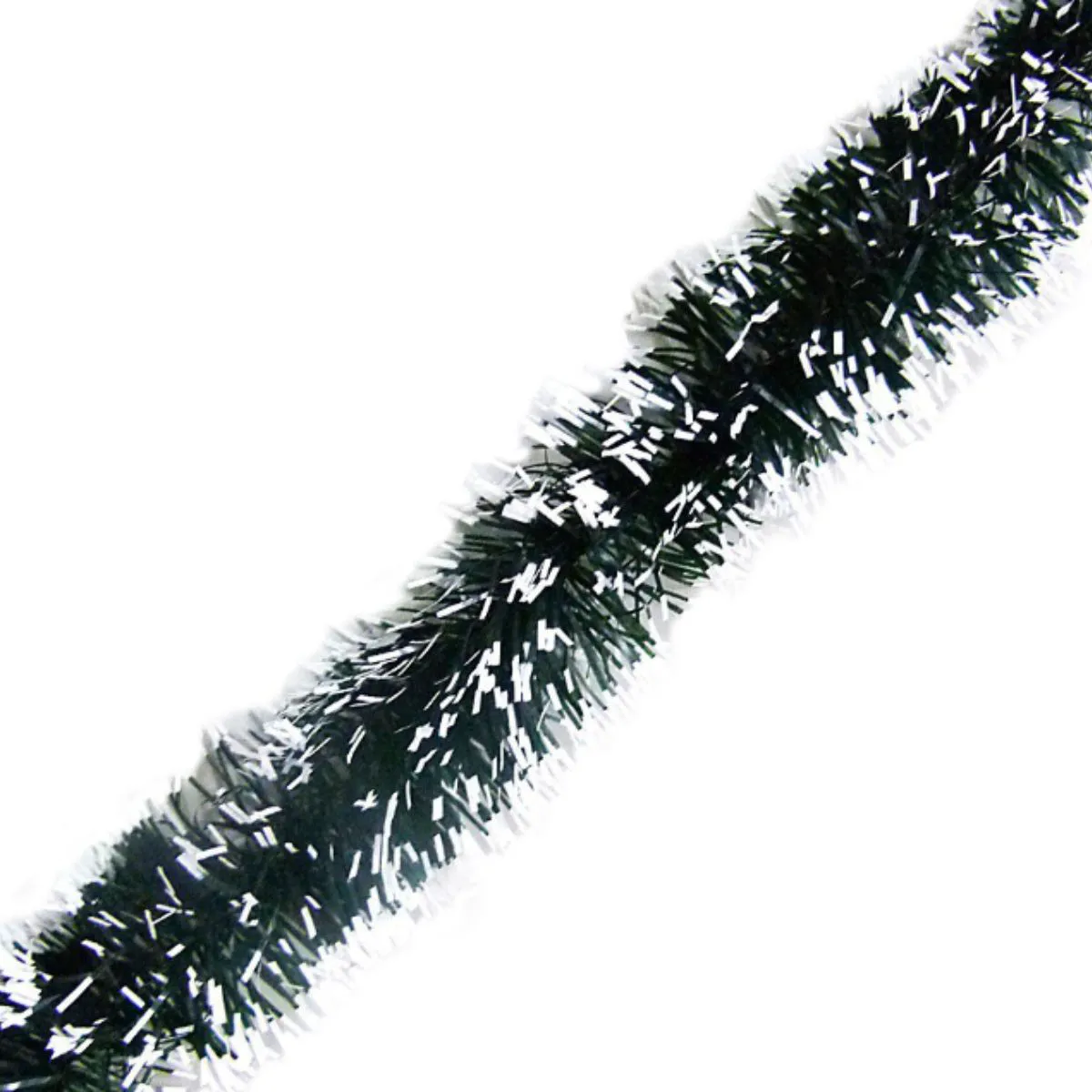 Festão de Natal Enfeite Natalino Verde Nevado 11cm x 2m - Fartex
