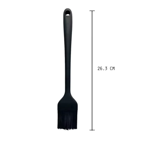 Pincel de Silicone 26,3cm - Preto